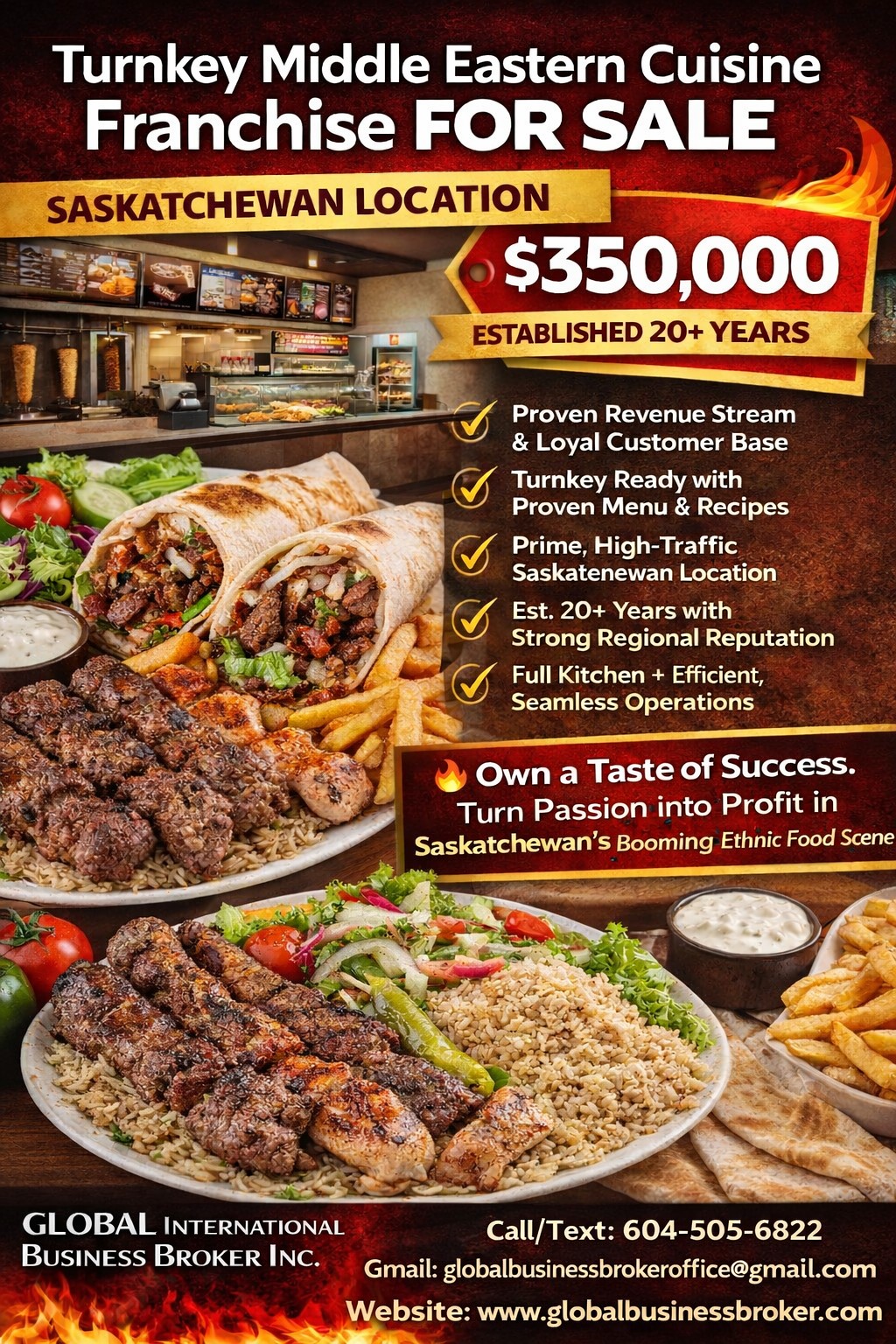 High-performing Middle Eastern cuisine franchise
